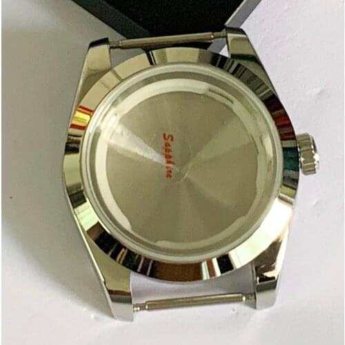 40mm Bliger White 316 Stainless Steel Case Sapphire Glass Automatic Movement Mens Watch Accessories