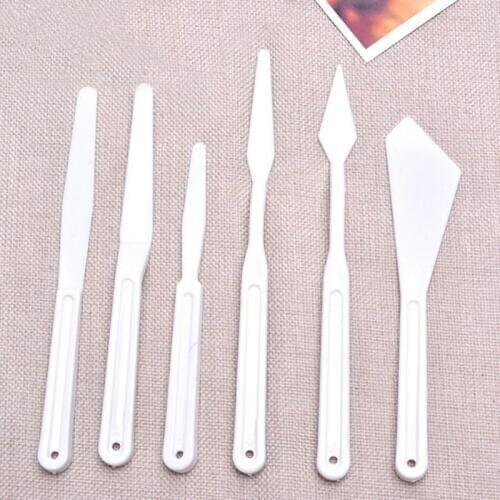 6Pcs Clay Sculpture Figurine Tool artistic fatlute ceramic Plastics tool Playdough Tool Ceramic Arts Pottery Ceramics Craft Tool