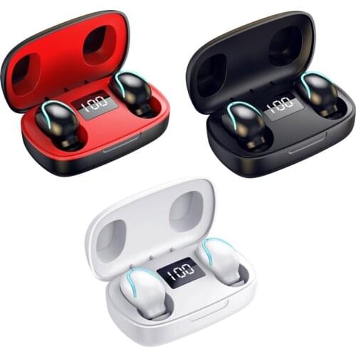 Bluetooth 5.0 Earphones IPX5 Waterproof Mini Earbuds Touch Control Digital Power Display TWS Wireless Headphones For IOS Android