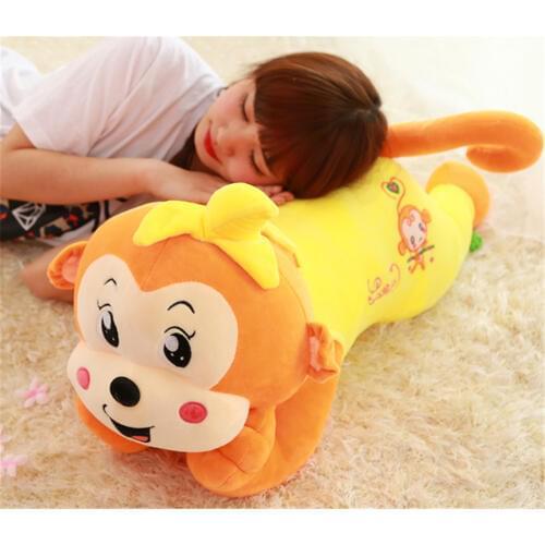 Fancytrader Large Stuffed Plush Lying Cartoon Monkey Toy Soft Anime Monkey Pillow Doll 90cm 35inch 4 Colors Available