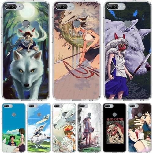Princess Mononoke Phone Case for Huawei Honor 10 9 Lite Y9 Y5 Y6 Y7 2019 8X 8A 8S 7A 7X 10i 20i Pro V30 Art Coque Capa