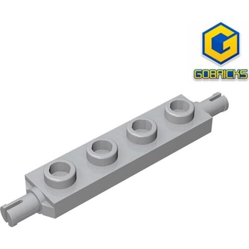 Gobricks GDS-1067 Plate, Modified 1 x 4 with Wheels Holder compatible 2926 pieces of childrens toys