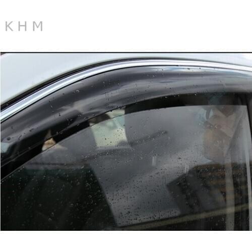 For Hyundai Tucson 2005 to 2014 Car Accessories High-quality ABS Sunny rain special modified window weather rain eyebrow