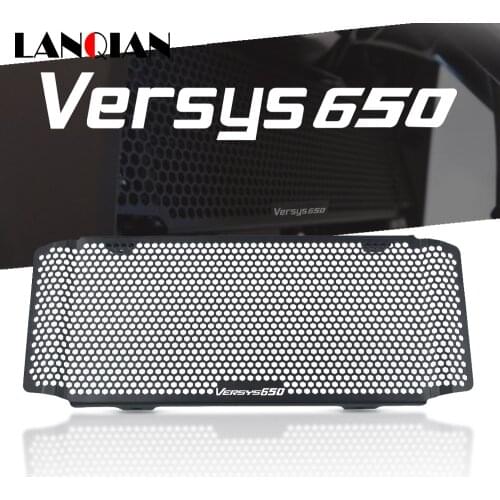 For Kawasaki Versys 650 Motorcycle Aluminum Radiator Grille Guard Cover Protector Versys 650 2015 2016 2017 2018 Accessories