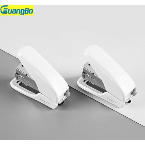 Guangbo Labor-saving Stapler Mini Portable Effortless Staplers School Supplies Office Accessories Student Stationery