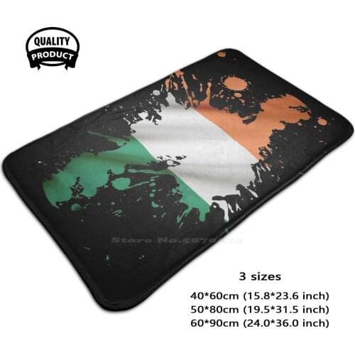 Republic Of Ireland Flag / Irish Flag Door Mat Foot Pad Home Rug Ireland Ireland Irish Flag Cool Punk Tricolour Tricolor Eire