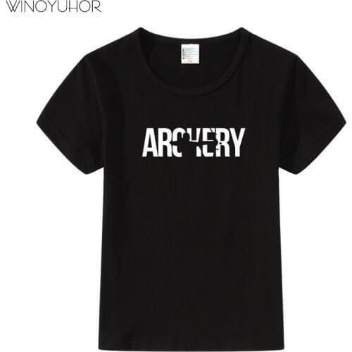 Archery Design Baby Boys Girl T Shirt Kids Funny Short Sleeve Tops Children Summer Cool Casual O-neck T-Shirt Streetwear