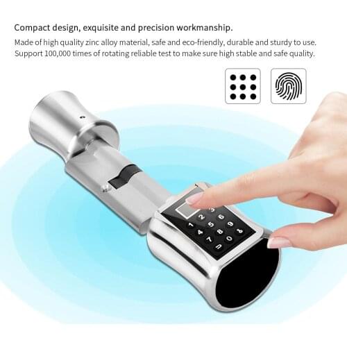 Intelligent Biometric Fingerprint Scanner Door Lock Password Coded Lock for Smart Home fechadura digital cerradura inteligente