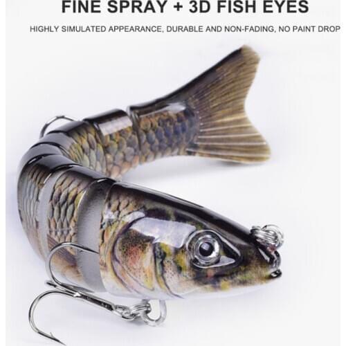 Fishing Bait Artificial Crankbait Wobblers Fishing Tools 13.7cm 27g Fishing Lure Multi Jointed Hard Lures New