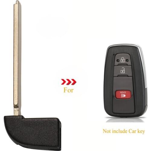 Kutery Remote Car Key Keyless Emergency Insert Uncut Blade Blank For Toyota Camry RAV4 Corolla C-HR 2019