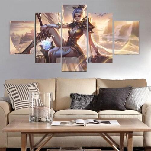 LOL game figure Riven canvas art pictures League of legends the Exile wall art pictures for living room decor