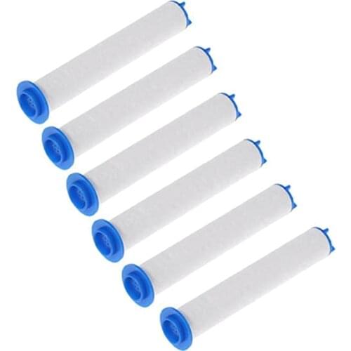 Hot 6 Pieces of High Pressure Hand-Held Water Shower Filter Bathroom Bath Shower Filter Core Water Purification