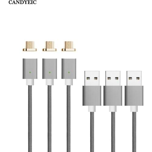 CANDYEIC Magnetic Cable Micro USB For Xiaomi Redmi 3S Magnetic Cable For Xiaomi Redmi S2 Magnetic Adapter USB Charging