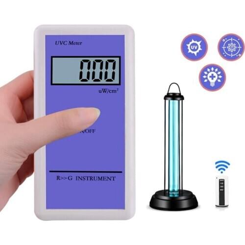 RGM-UVC Reptile with UV Radiation Meter Ultraviolet Irradiance Meters High Accuracy UV Illuminance Meter UVC Luminosity Meter