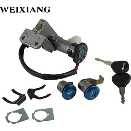 Motorcycle Ignition Switch Key Set Kit For GY6 4STROKE 50cc 100cc 125cc 150cc Moped Scooter Chinese Scooter Parts