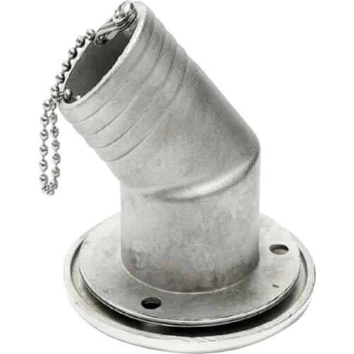 Stainless Steel Boat Deck Gas Boat Deck Fill Filler 1.5' W/ Keyless Cap