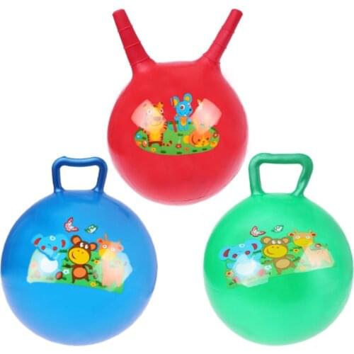 New 11in Inflatable Jump Ball Hopper Bounce Retro Ball Kids Baby Toy Balls