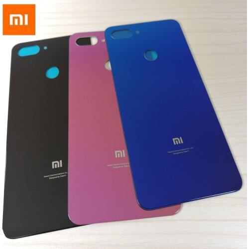 Original for Xiaomi Mi 8 Lite Back Battery Cover Glass Rear Door Housing Cover Replacement for Xioami Mi8 Lite Phone Case