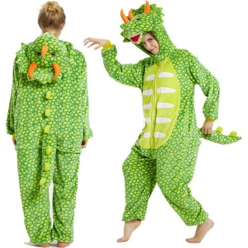 Animel Cartoon Dinosaur Kigurumi Pajamas Adult Unicorn Pyjamas Cosplay One Piece Onesies Woman Sleepwear Unicorn Pajamas