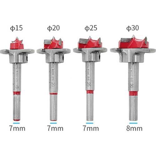 15/20/25/30mm Auger Drill Bit Hinge Boring Self Centering Hole Wooden Wood Cutter Hex Wrench Woodworking Hole Saw For Power Tool