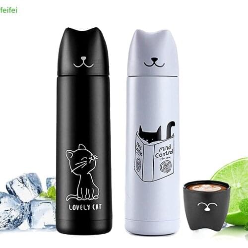 Thermos for Hot Tea Insulated Water Bottle Thermal Coffee Cup Mug Cooler Beer Stainless Steel Vacuum Flask Outdoor Drinkware