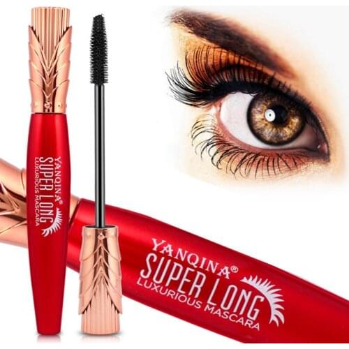 4D Lasting Thick Curling Mascara Waterproof Not Blooming Eyelash Extension Base Makeup Quick Dry Non-stick Eye Cosmetics TSLM2