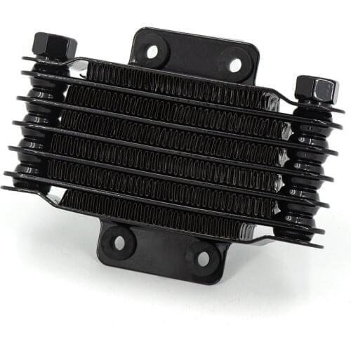 Universal M12/M10*1.25 Motorcycle Oil Cooler Engine Oil Cooling Radiator System Kit for 100CC-250CC Motorcycle DirtBike ATV