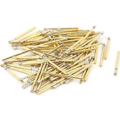 100Pcs P75-Q2 1.3mm 4-Point Crown Tip Spring PCB Testing Contact Probes Pin
