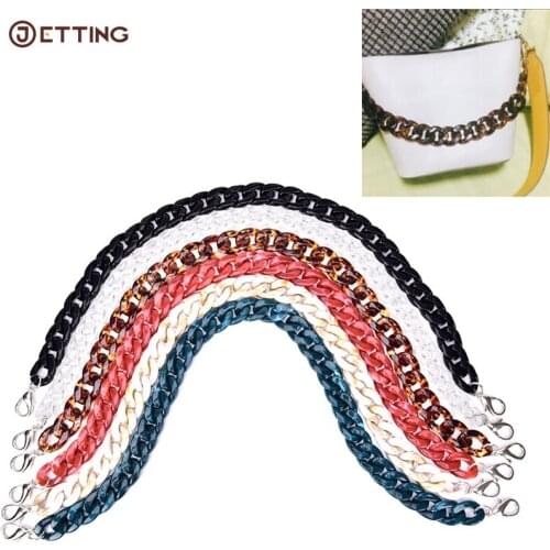 1Pc 60cm Acrylic Detachable Replacement Chain Shoulder Bag Strap Handbag Bands Bag Accessories