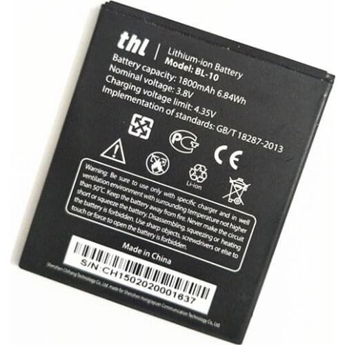 AZK 2PCS/LOT 1800mAh New 100% High Quality THL BL-10 battery For THL T12 Mobile Phone
