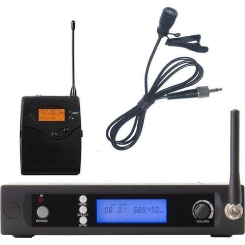 Bolymic 100 Channels UHF Instrument Microphone Wireless Microphone Family Party Lapel Headset microphone Wireless Microfone