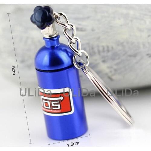 CNC Aluminum Scale Turbo Simulation NOS Nitrous Oxide Bottle 7g for 1/10 Rc Car