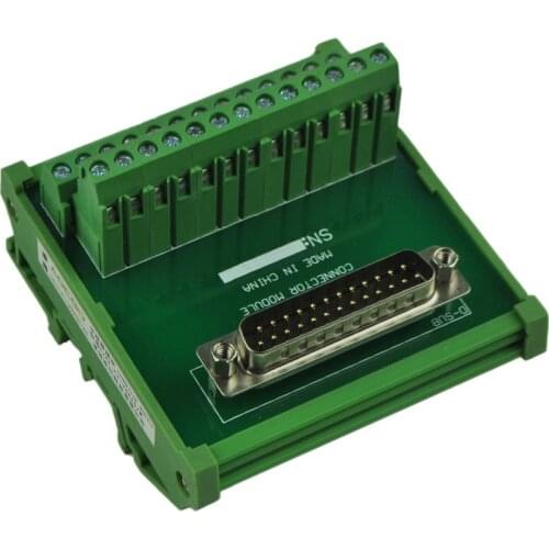 D-SUB Module,Socket,DB25 plug signal terminal breakout adapter