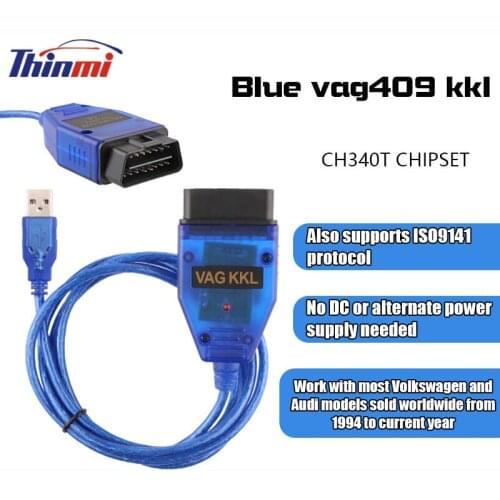OBD2 USB VAG-COM 409 Vag Com Diagnostic Cable Scanner InterfaceDiagnostic Tool