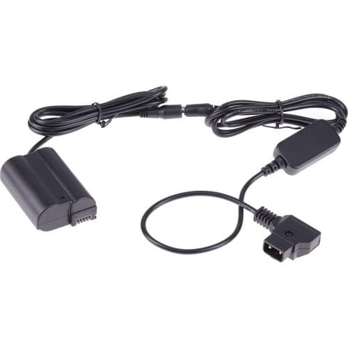 EN-EL15 Power Adapter Dummy Battery with D-TAP Cable for Nikon D500 D600 D610 Z5 Z6 Z7 V1 D7000 D7100