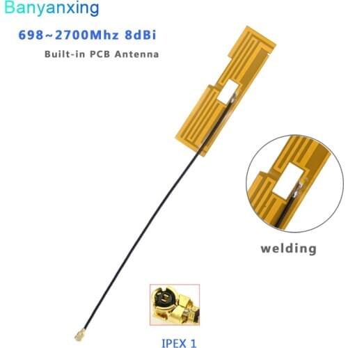 698~2700Mhz Built-in FPC Antenna GSM LTE 3G 4G Signal Booster Aerial with UFL 10PCS / Batch