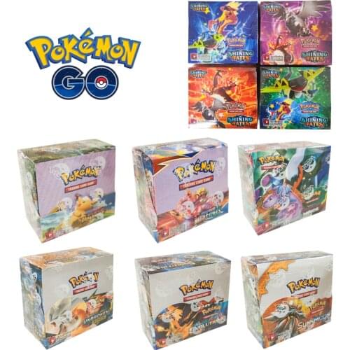 Pokemon Cards Toy Collection 360 TGC Energy Pack Vivid Voltage Evolution Battle Styles Shining Fates Sun Moon Unified Minds