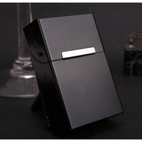 Magnetic Cigarettes Aluminum Cigarette Case For Cigar Tobacco Holder Pocket Box Storage Container Gift Box Smoking Accessories