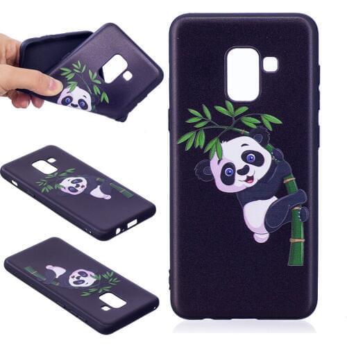 New Gorgeous Relief Pattern TPU Cases for Samsung Galaxy A8(2018) Soft 3D Mobile Phone Protective Cases Embossed with Patterns