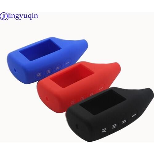 20pcs/lot 4 Buttons Russian version M5 Silicone case for Scher-khan Magicar 5 6 M902F LCD two way car alarm system M5 key cove