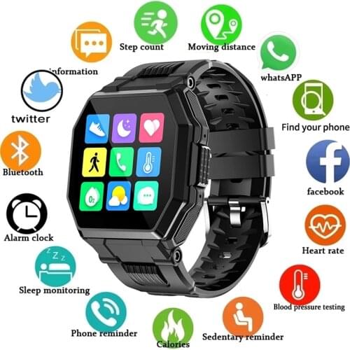 S9 Bluetooth Call Smart Watch Men Full Touch IP67 Waterproof Sports Fitness Tracker Blood Pressure Heart Rate Smartwatch