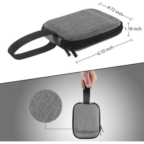 Portable External Hard Drive Storage Bag Waterproof Carrying Case for Seagate Barracuda Fast SSD 500GB 1TB 2TB Accessories