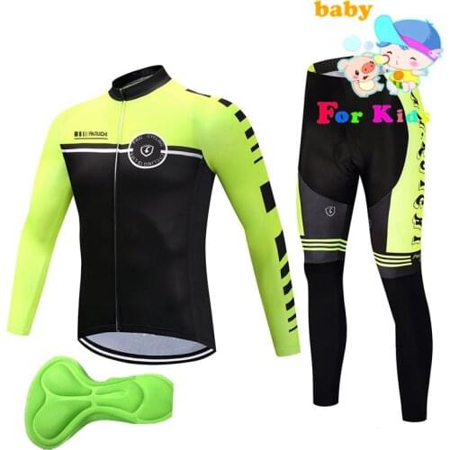 Honu fast cycling jersey 2019 Children cycling clothing ropa ciclismo kids Long sleeves maillot Breathable