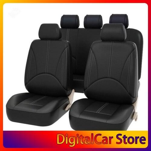 Universal Car seat Cover Pu Leather Automobile Seat Covers 2 Types Four Seasons Car Seat Protector
