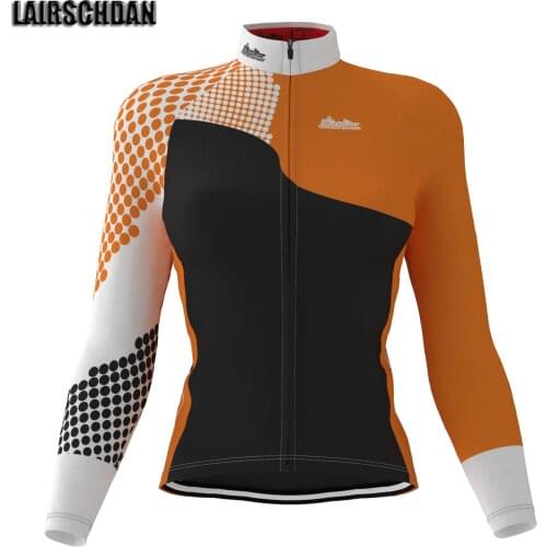 LairschDan Cycling Jersey Womens Bike Jersey Long Sleeve Ladies MTB Top Maillot Road Mountain Female Shirt Racing Blouse Autumn