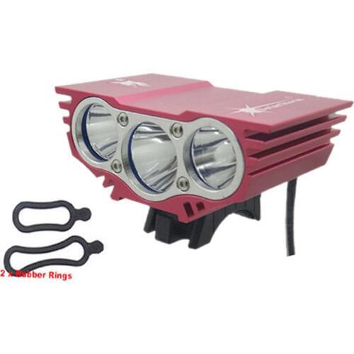 SolarStorm X3 T6 bicycle bike light 6000 Lumens XM-L 3T6 LED 4 Modes Bike Bicycle Front headLight+o ring