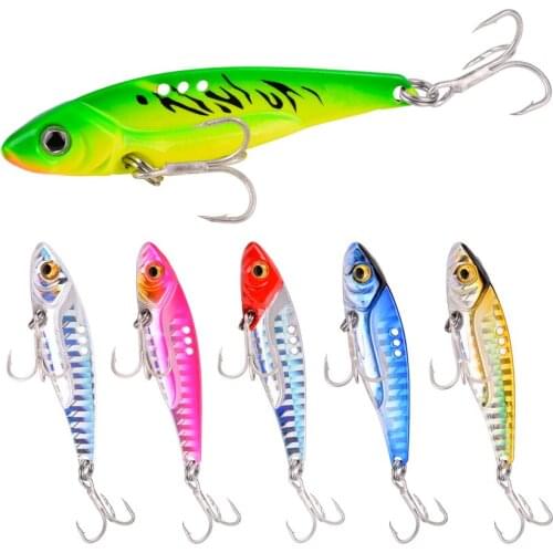 6Pcs Metal VIB vibration Bait Spinner Spoon Fishing Lures 7g 10g 15g 18g 25g Jigs Trout Winter Fishing Hard Baits Tackle Pesca