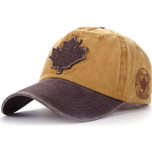 Baseball Cap Korean Color Blocking Denim Washed Outdoor Sports Cap Truck Driver Hat baseball hat