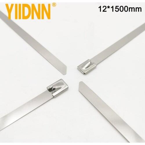 12mm Perfect Quality Naked Ball Lock Metallic Cable Tie in Marine 100pc(12mm*1500mm)