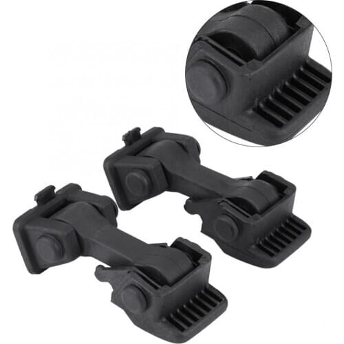 2 Set of Hood Latch Safety Catches & Brackets for Jeep Wrangler TJ 97-06 55176636AD 55395652AC sliding door lock hatch lock